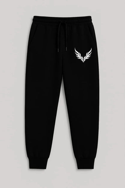 2 Pcs Men's Fleece Printed Sweatshirt Track Suit